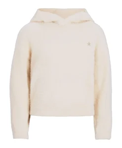 Meisjes hoodie ecru