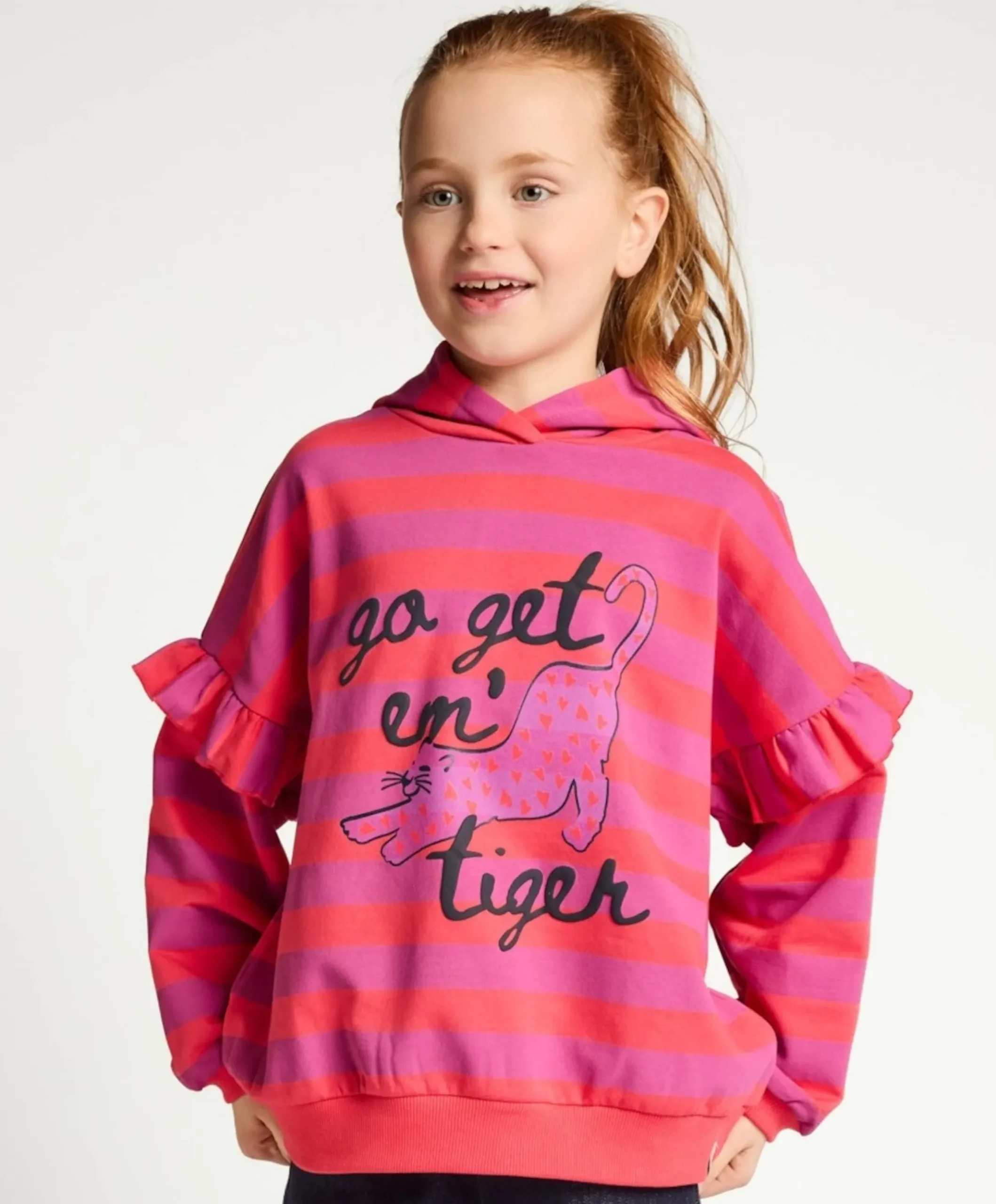 Meisjes hoodie multicolor