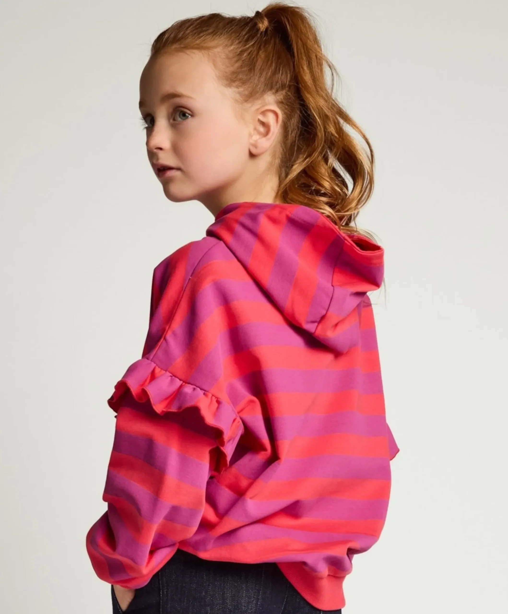 Meisjes hoodie multicolor