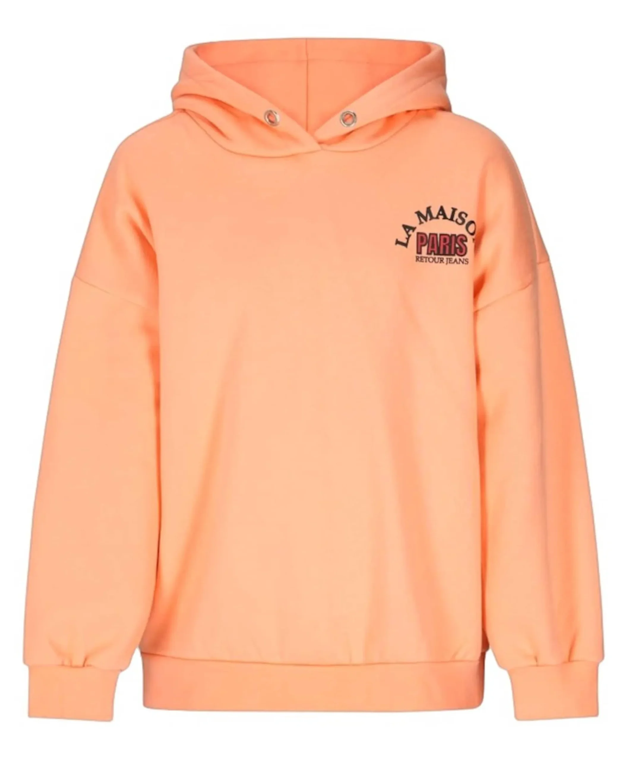 Meisjes hoodie oranje