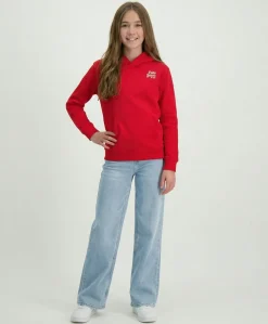Meisjes hoodie rood
