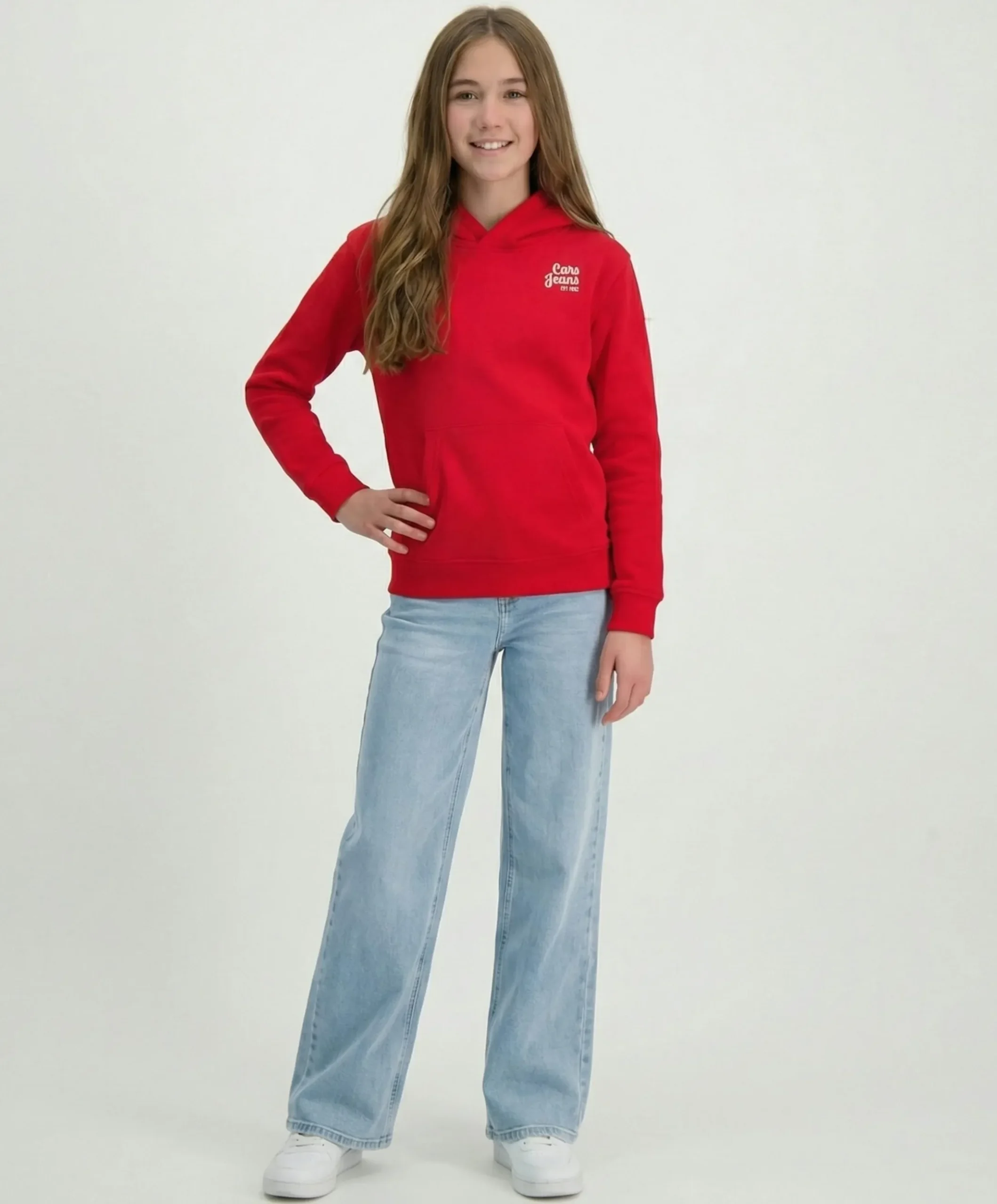 Meisjes hoodie rood