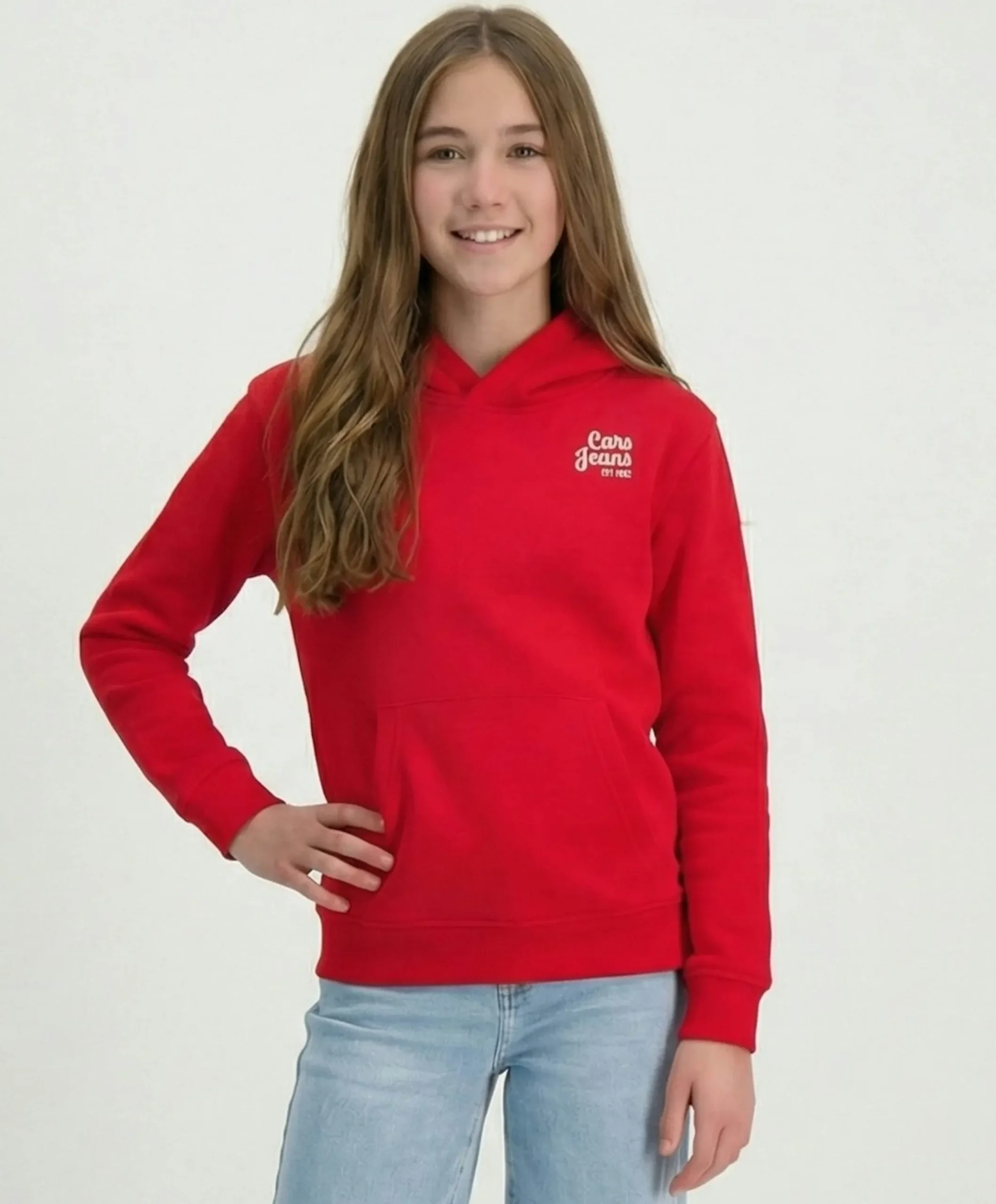 Meisjes hoodie rood