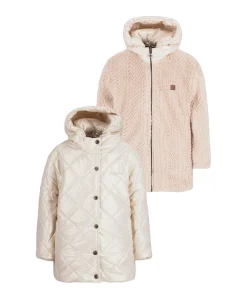 Meisjes jas beige