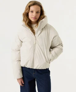 Meisjes jas beige