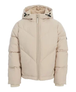 Meisjes jas beige