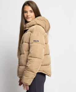 Meisjes jas beige