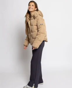 Meisjes jas beige