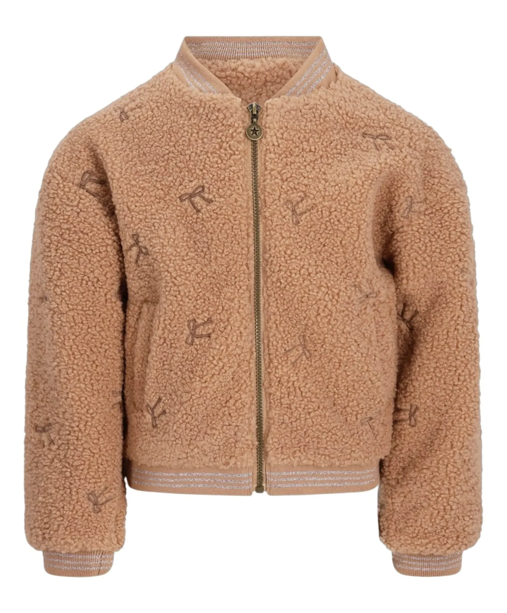 Meisjes jas beige