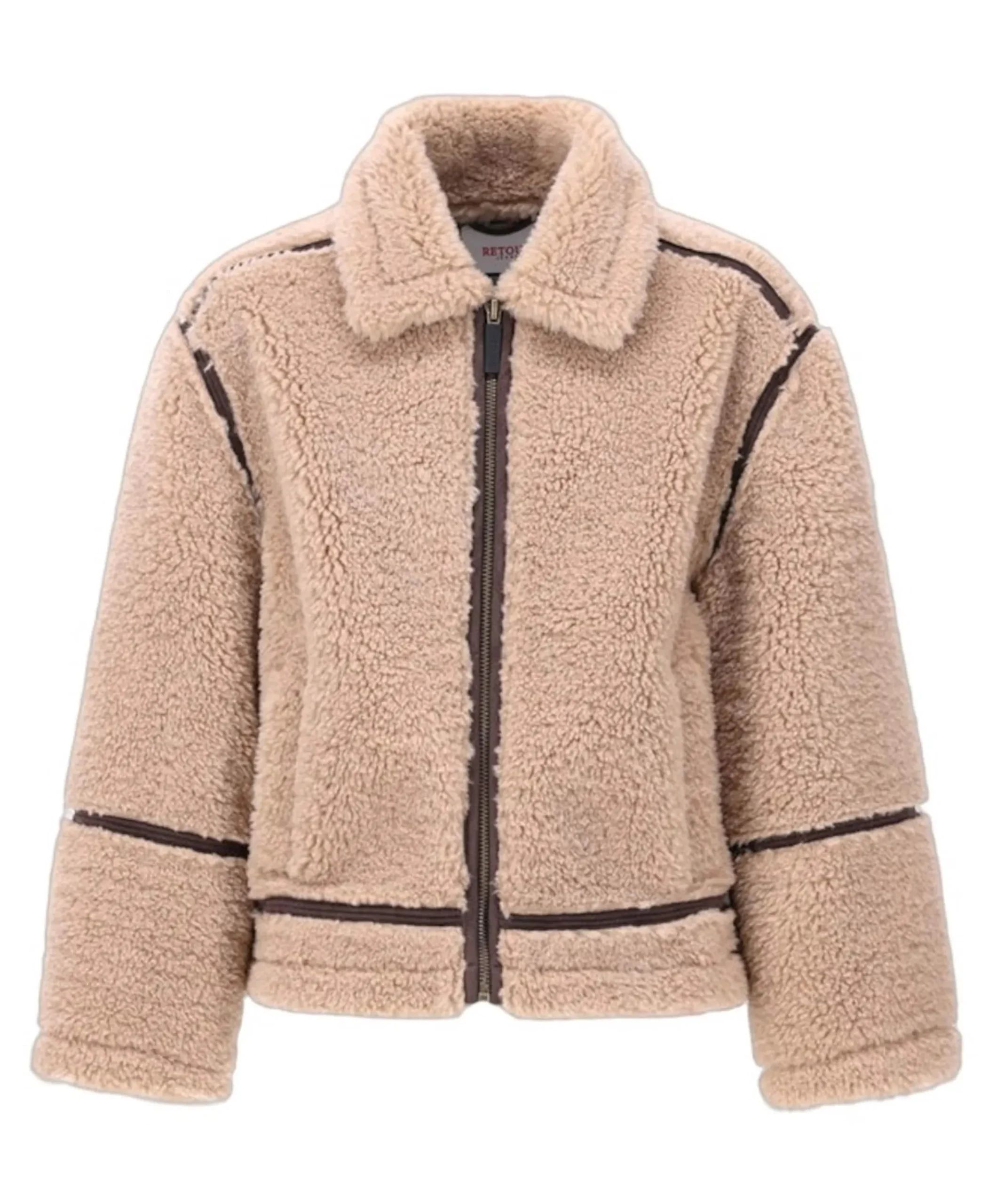 Meisjes jas beige