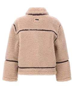 Meisjes jas beige