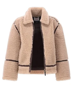 Meisjes jas beige