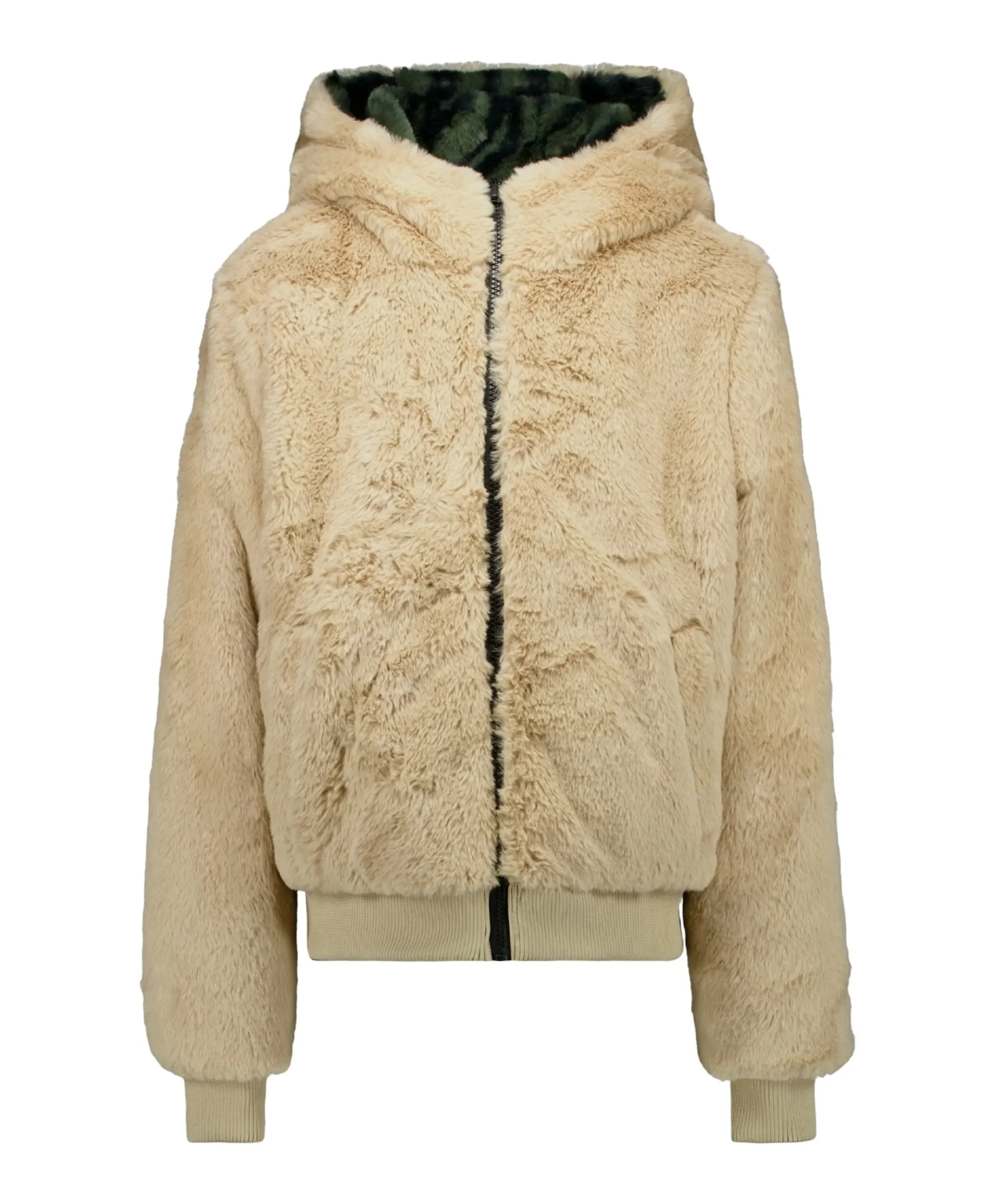 Meisjes jas beige