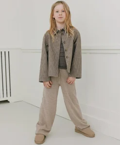 Meisjes jas beige