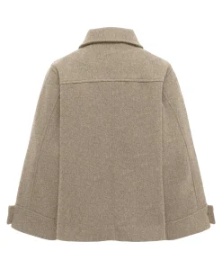 Meisjes jas beige