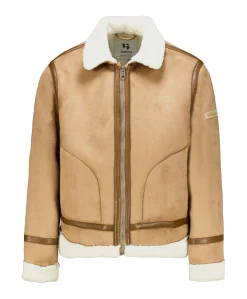 Meisjes jas beige