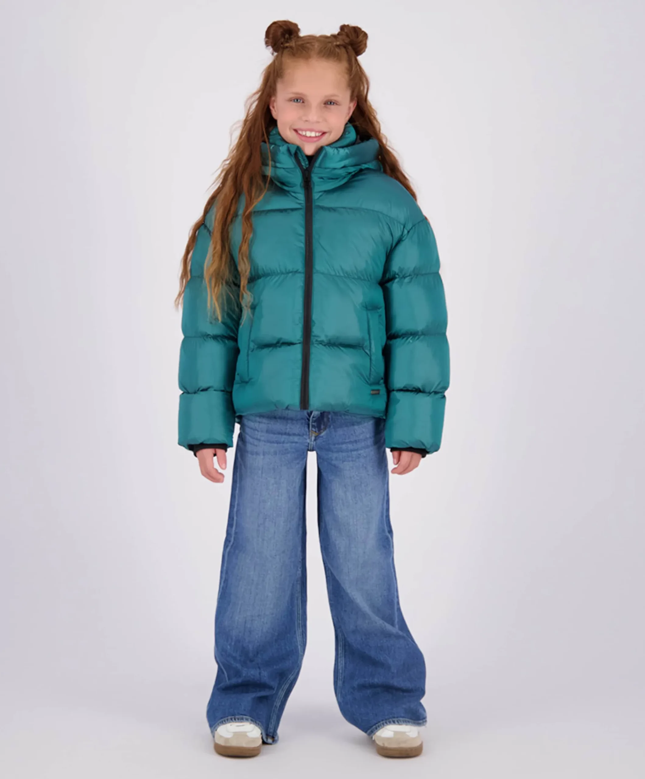 Meisjes jas blauw