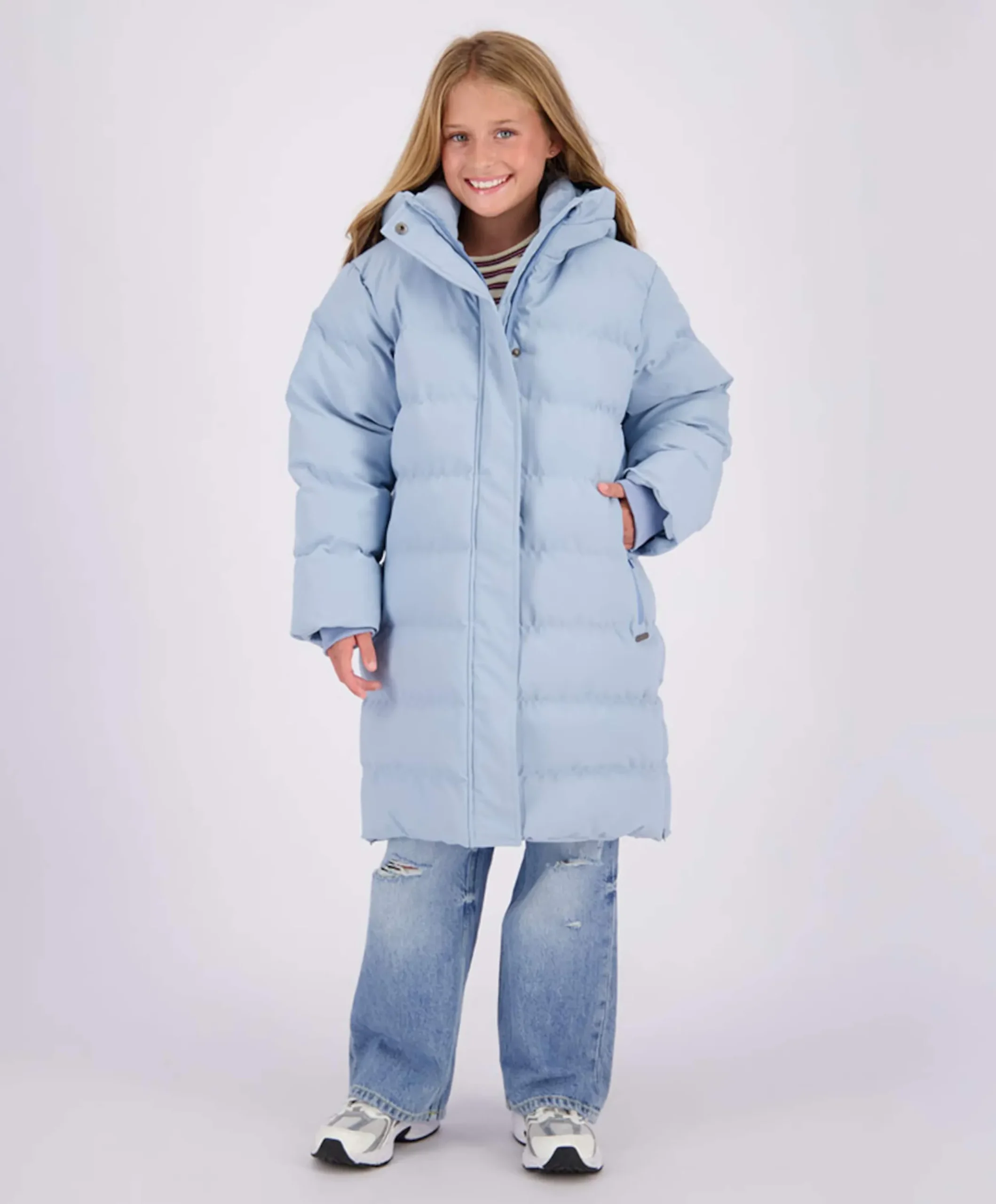 Meisjes jas blauw