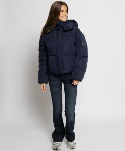 Meisjes jas blauw