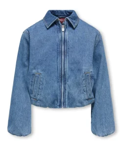 Meisjes jas blauw