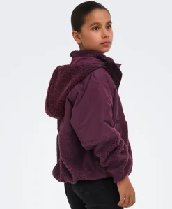 Meisjes jas bordeaux