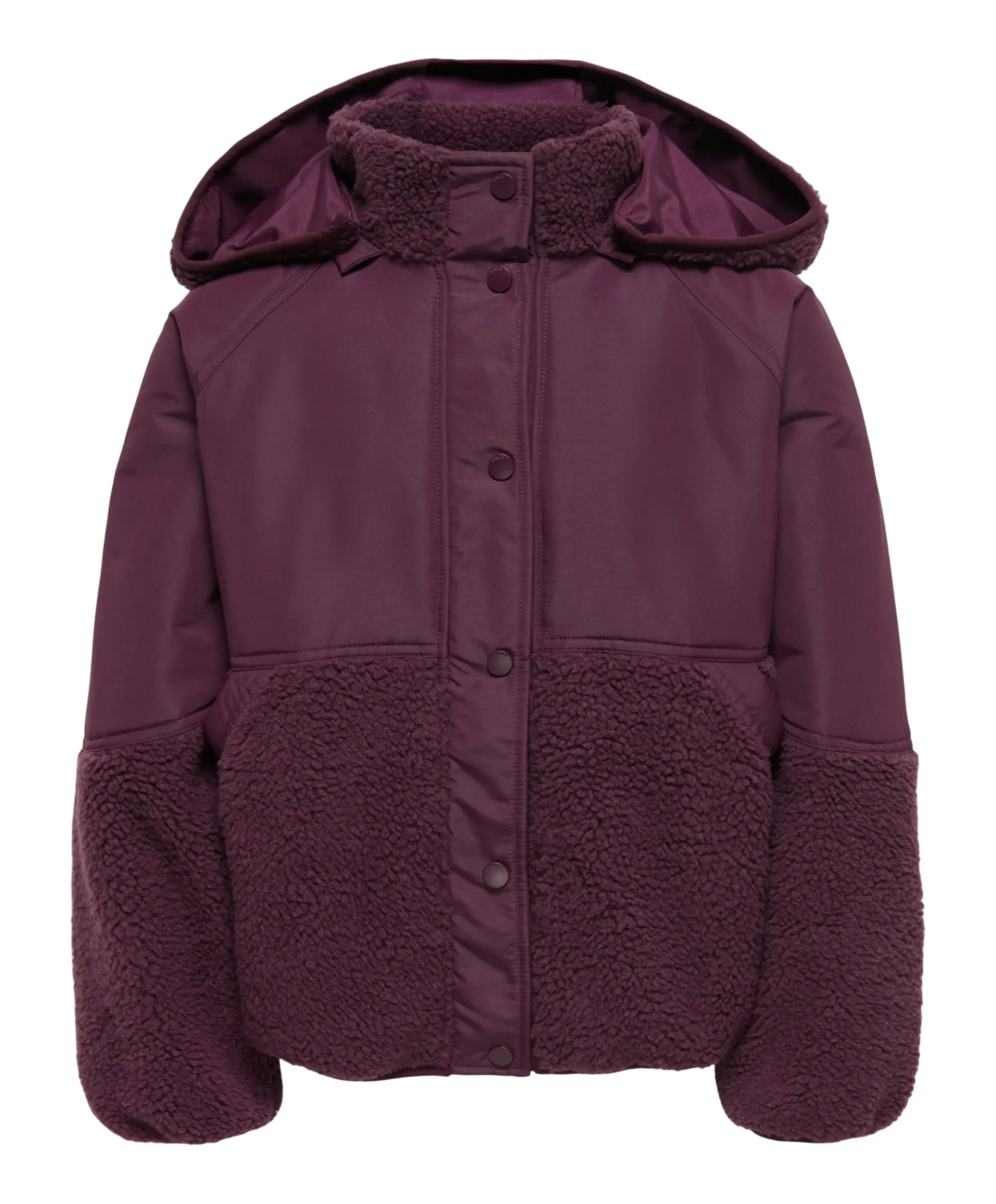 Meisjes jas bordeaux
