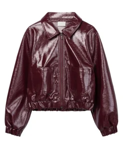 Meisjes jas bordeaux