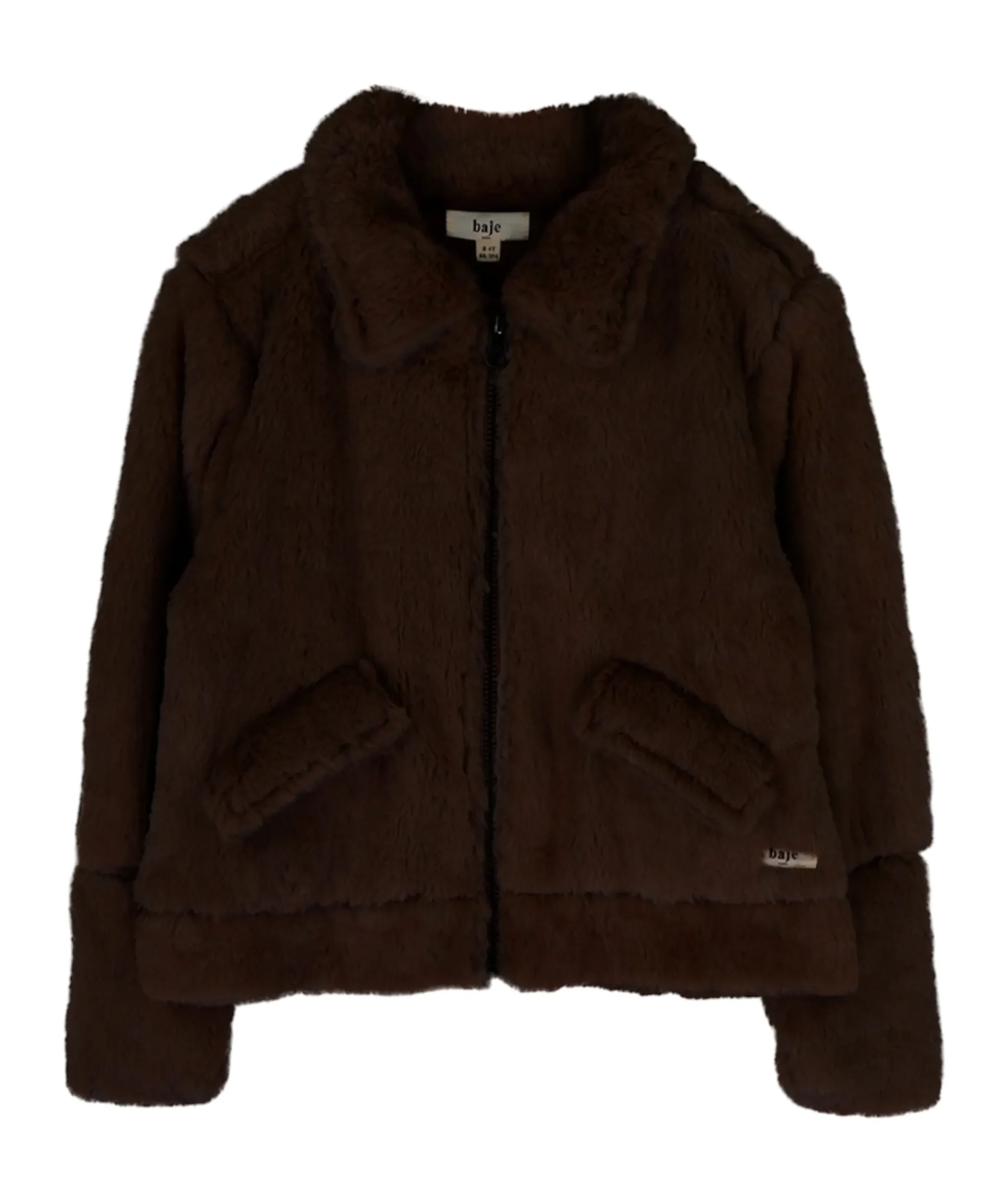 Meisjes jas bruin