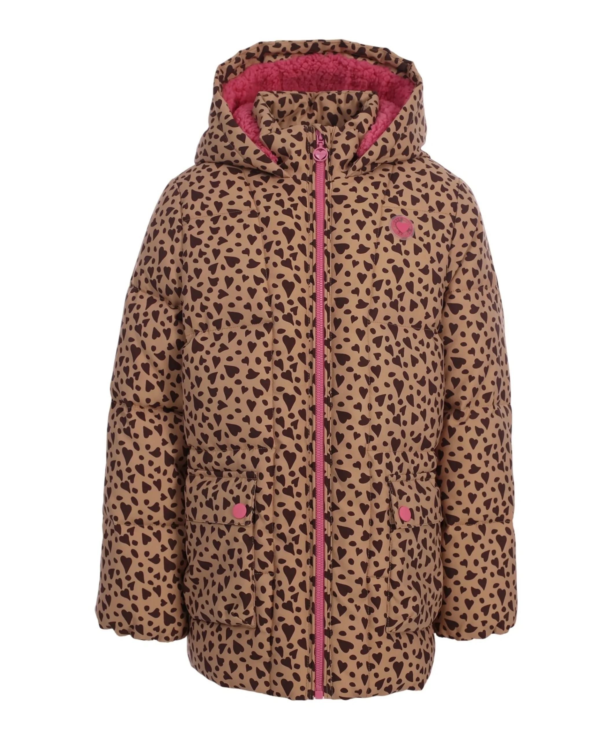 Meisjes jas bruin