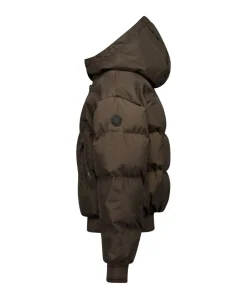 Meisjes jas bruin