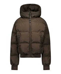 Meisjes jas bruin