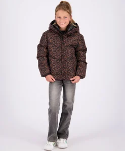 Meisjes jas bruin