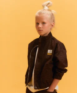 Meisjes jas bruin