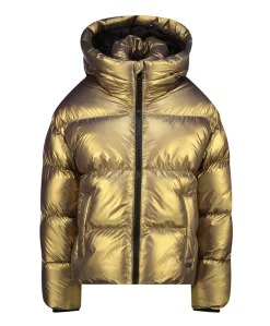 Meisjes jas goud