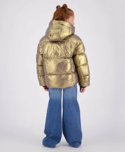 Meisjes jas goud