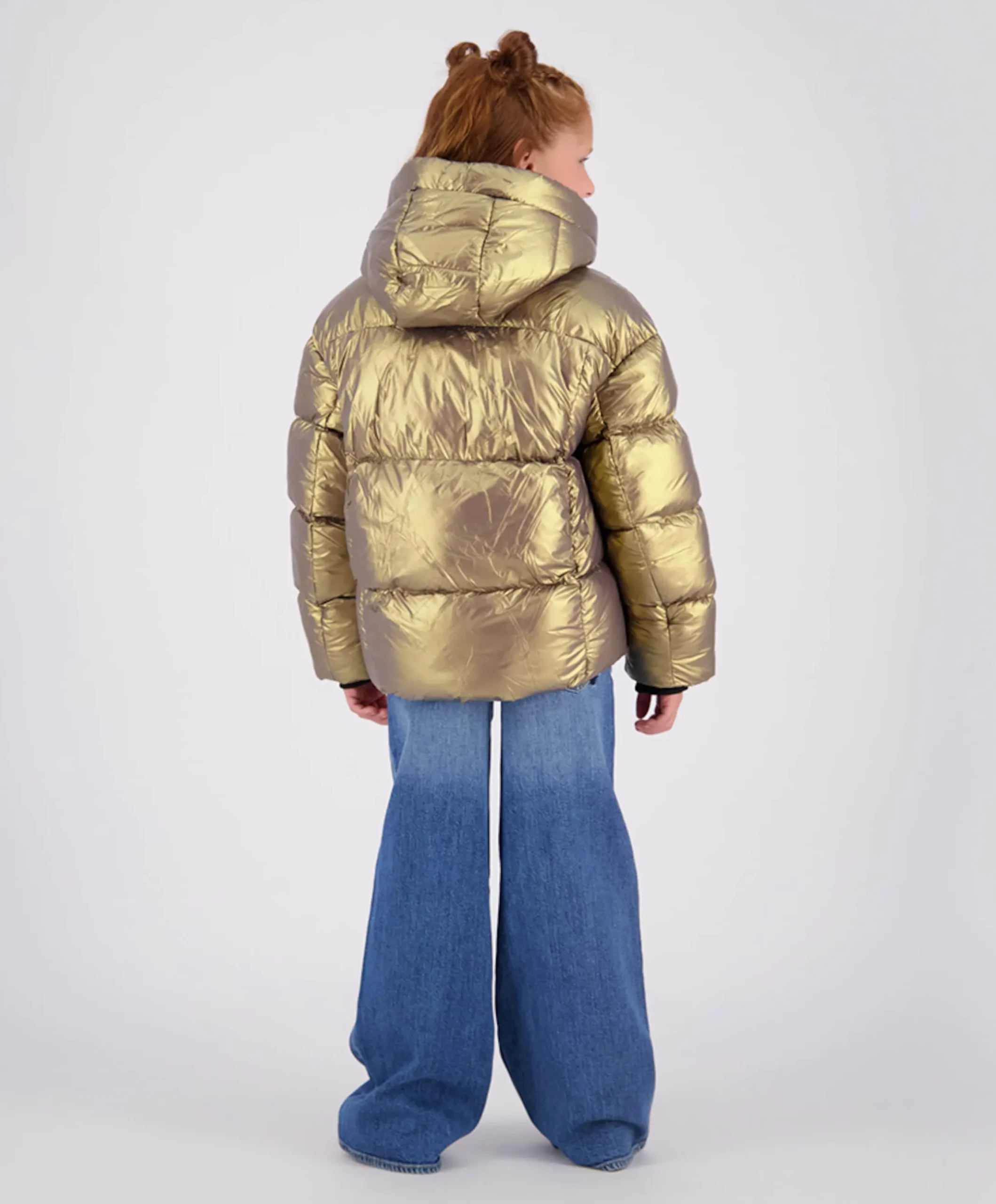 Meisjes jas goud