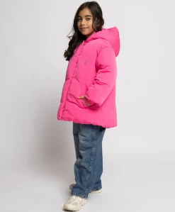 Meisjes jas roze
