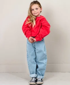meisjes jeans blauw