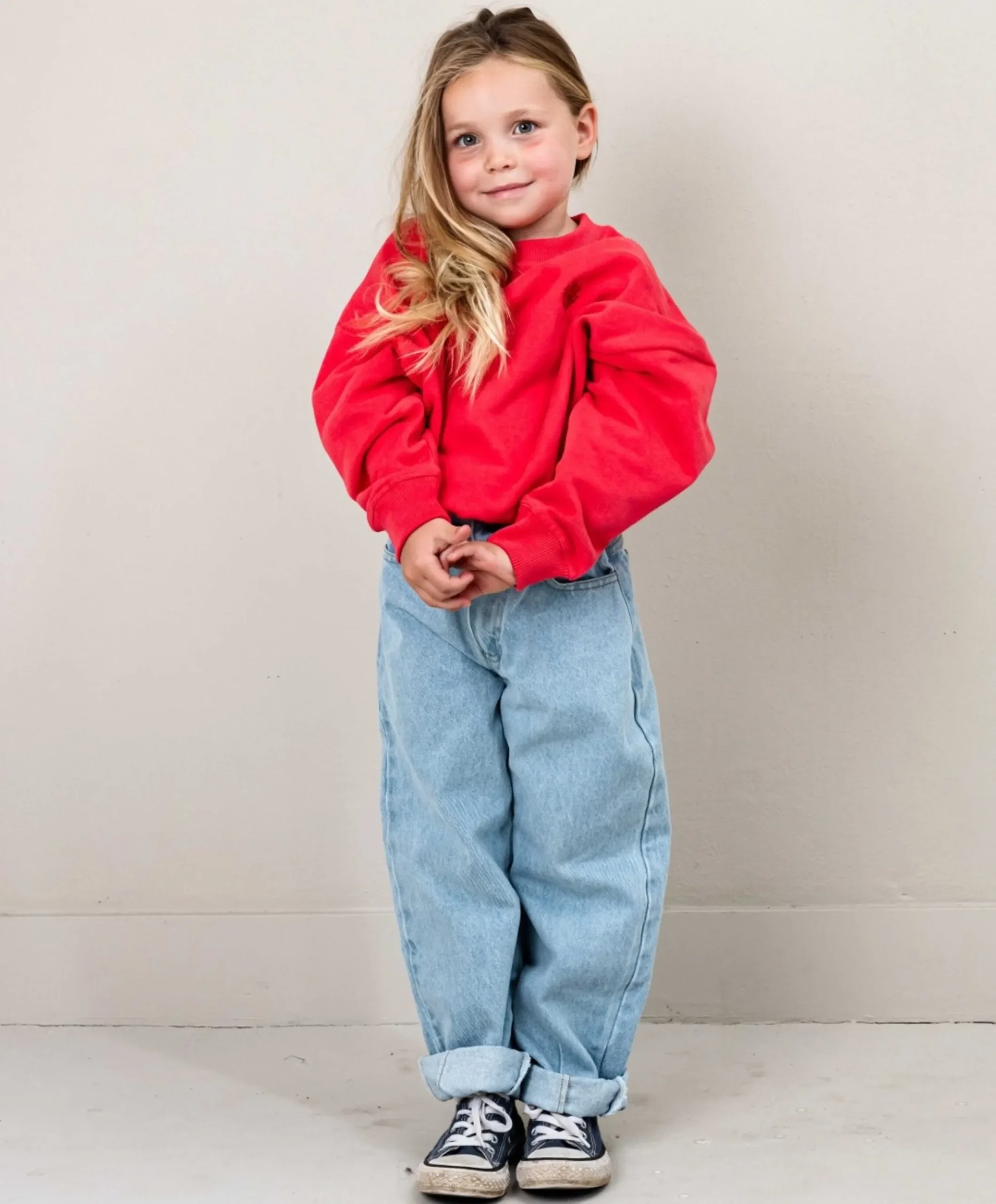 meisjes jeans blauw