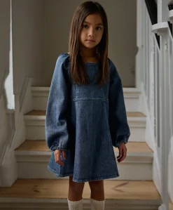 Meisjes jurk blauw