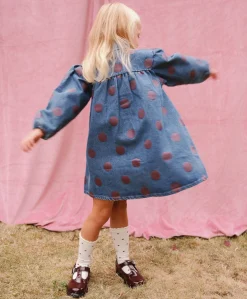 Meisjes jurk blauw