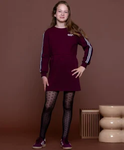 Meisjes jurk bordeaux
