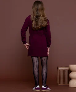 Meisjes jurk bordeaux