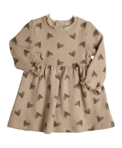 Meisjes jurk bruin