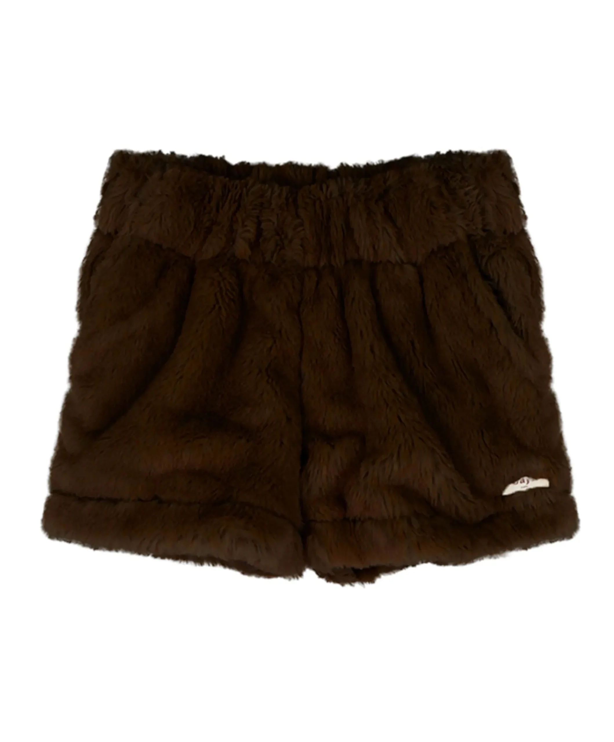 meisjes korte broek bruin