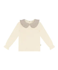 Meisjes longsleeve beige