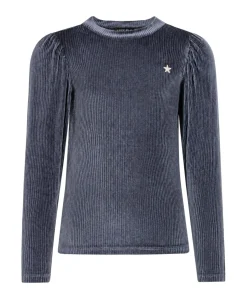 Meisjes longsleeve blauw