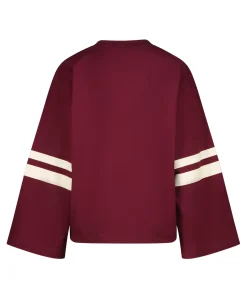 Meisjes longsleeve bordeaux