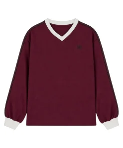 Meisjes longsleeve bordeaux