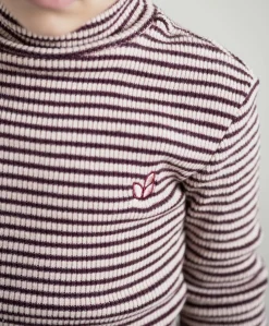 Meisjes longsleeve bordeaux